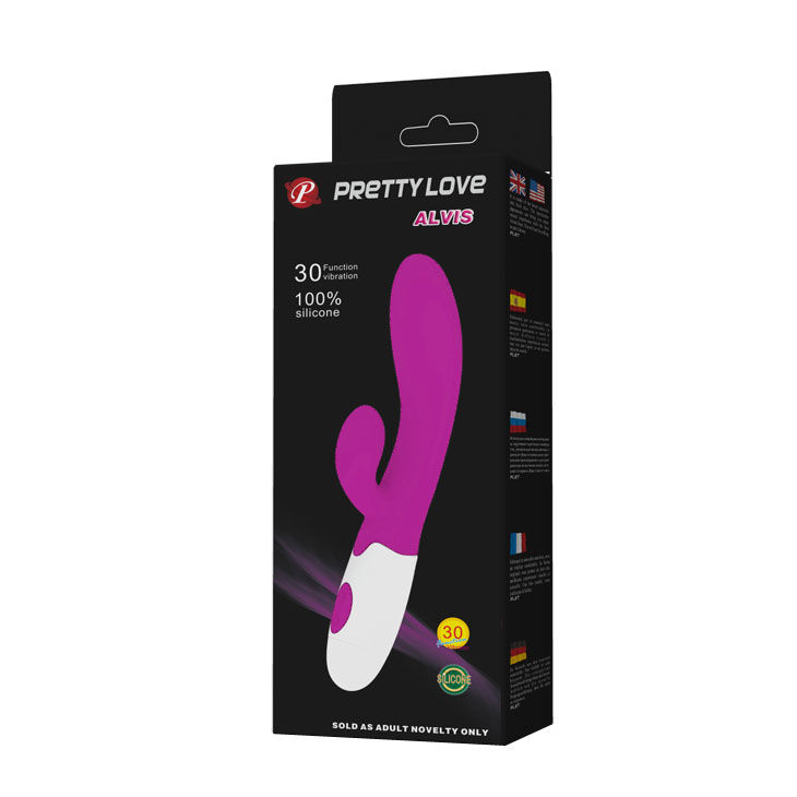 PRETTY LOVE FLIRTATION - ALVIS VIBRATOR WITH CLIT STIMULATION