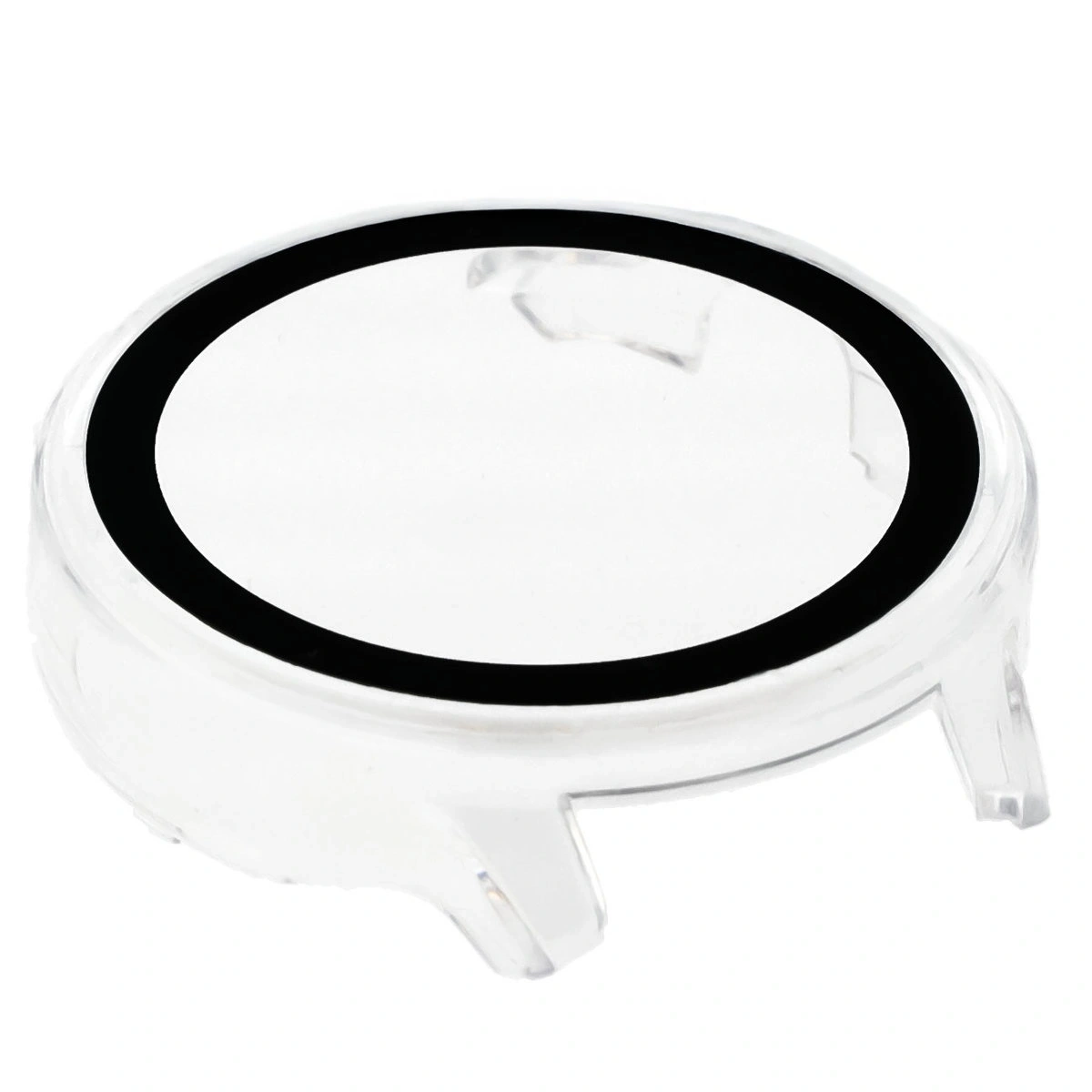 Etui ze szkłem do zegarka Bizon Case+Glass Watch do Garmin Venu 4 41mm przezroczyste