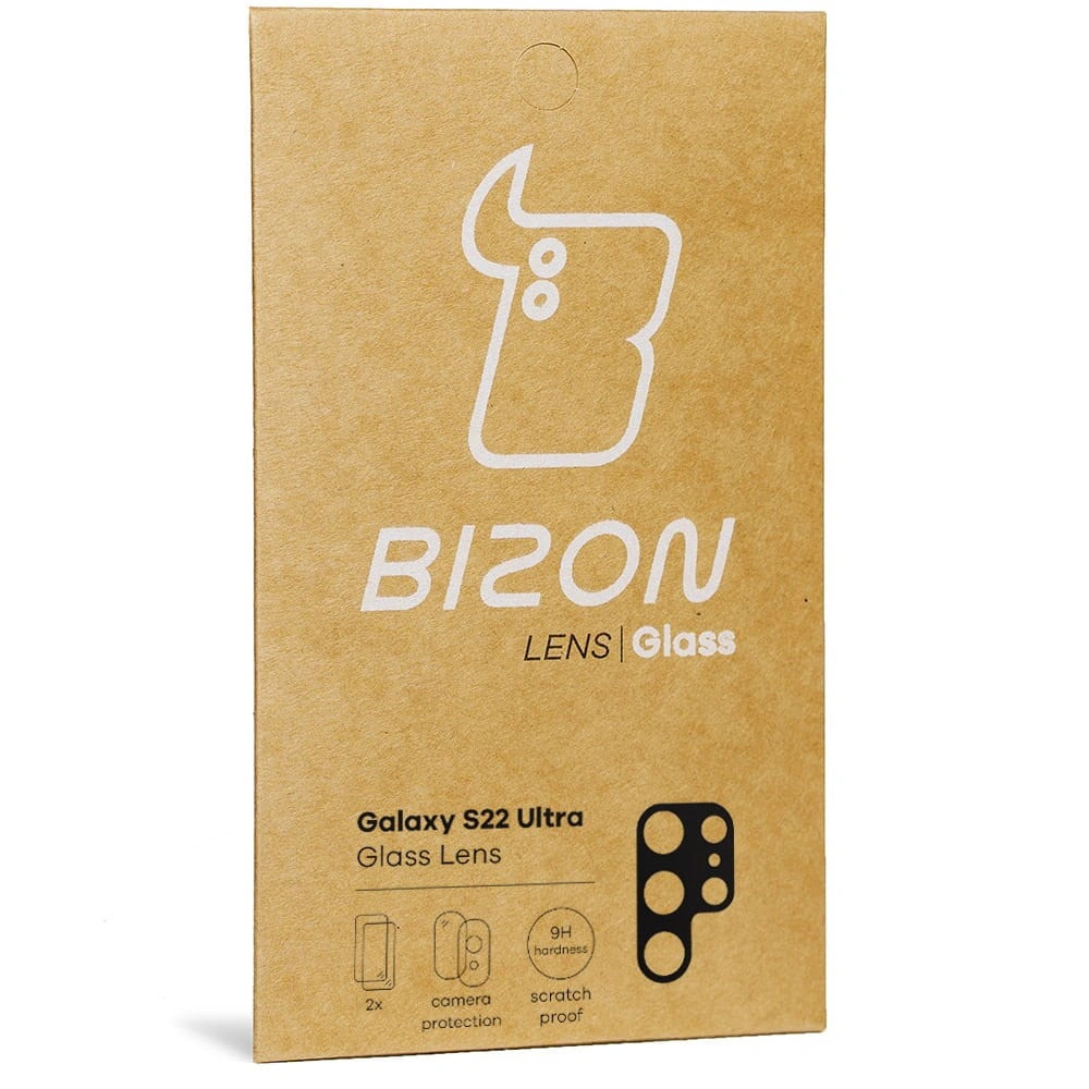 Bizon Glass Lens Samsung Galaxy S22 Ultra [2 PACK]