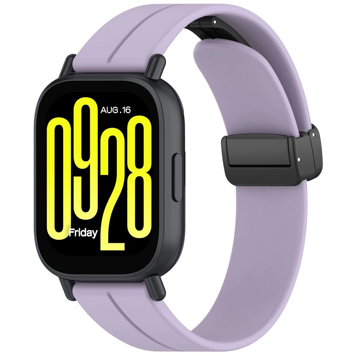 Bizon Strap Watch Silicone 22 mm lavender