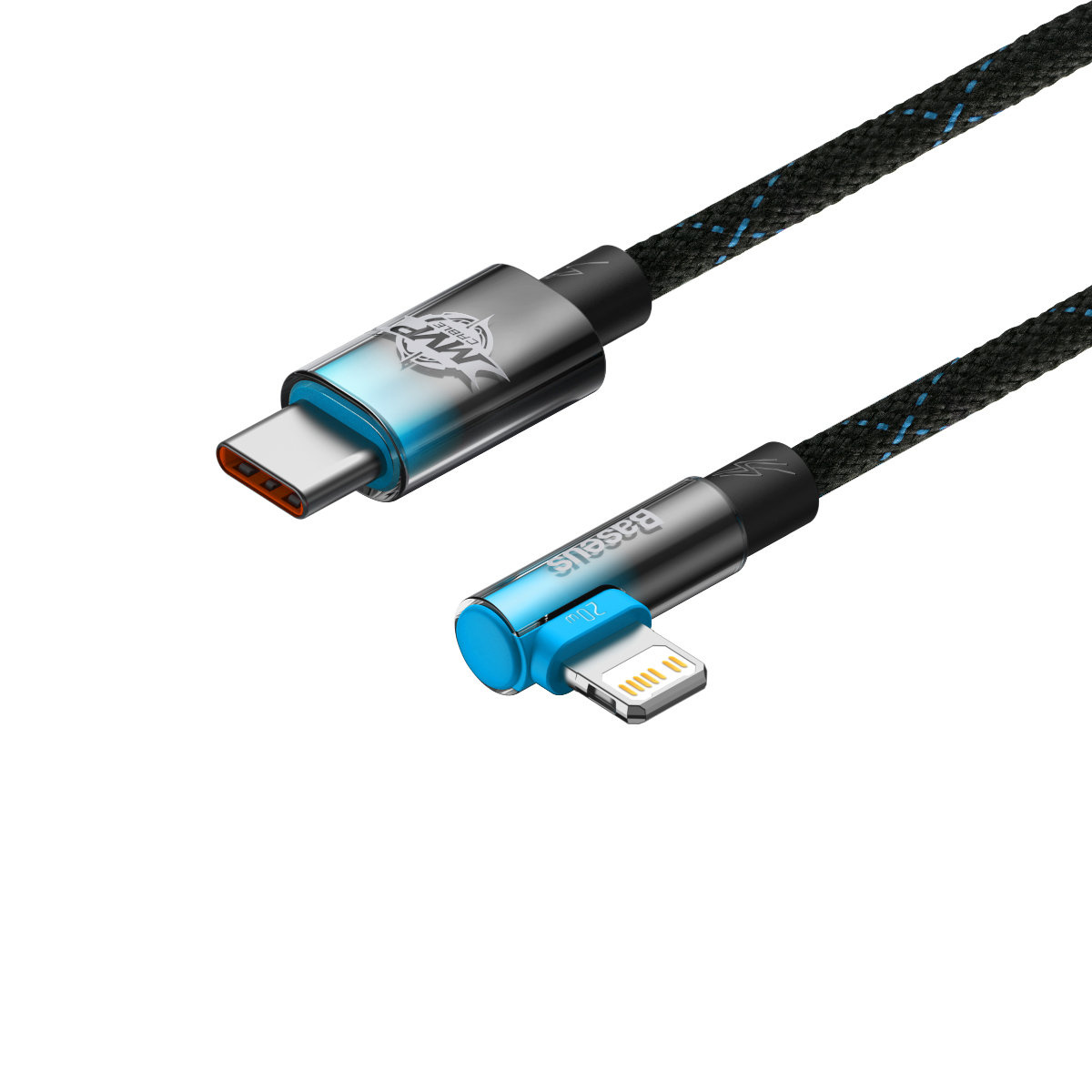 Baseus MVP 2 Elbow Angle Cable Power Delivery USB-C/Lightning 1m 20W blue