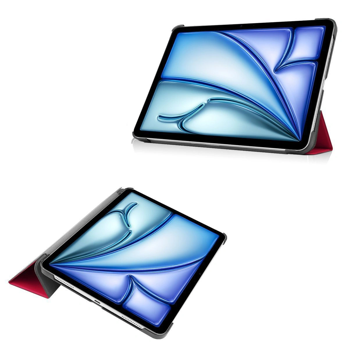 Bizon Case Tab Croc Apple iPad Air 13" M2 2024 red