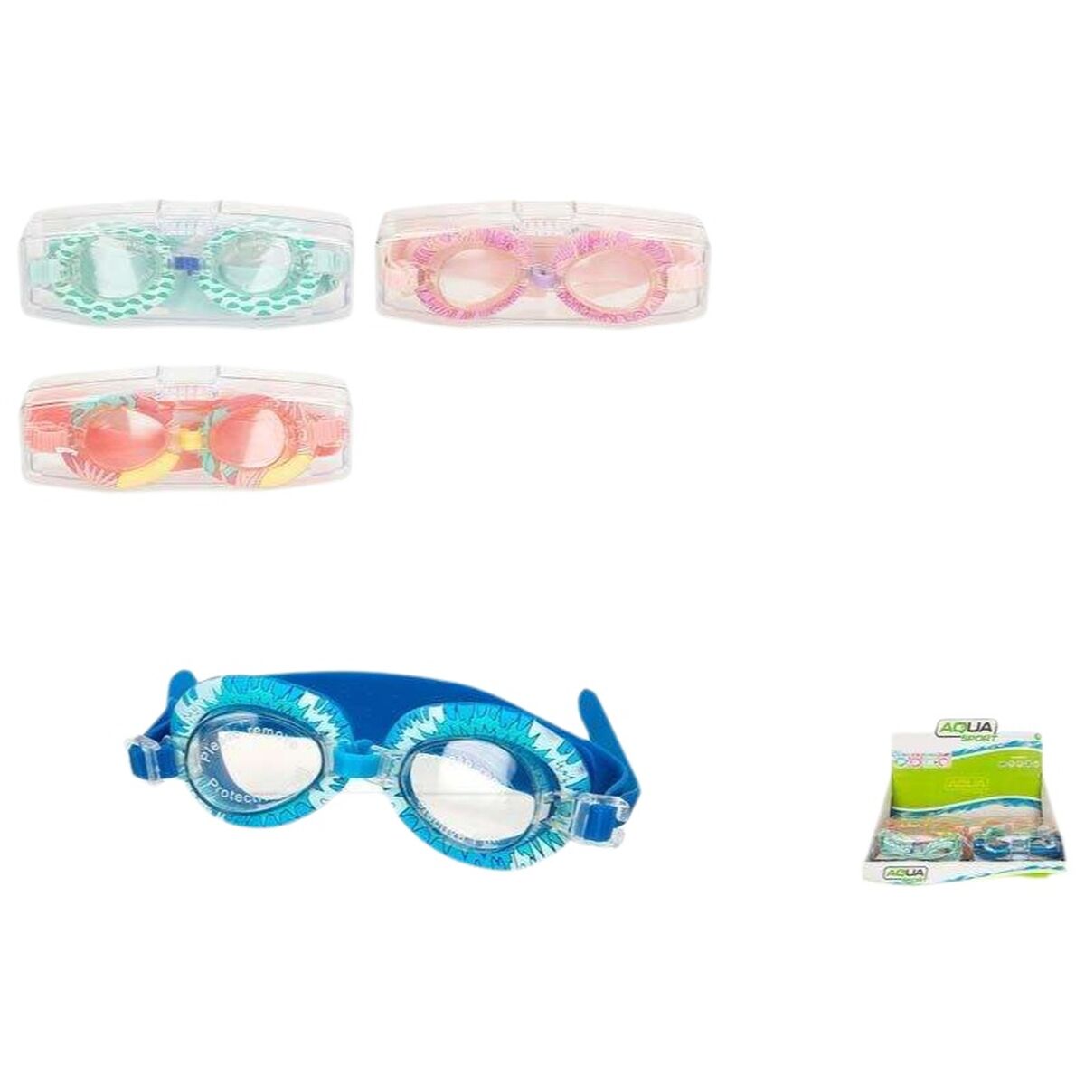 Children's Swimming Goggles Aqua Sport Silicone