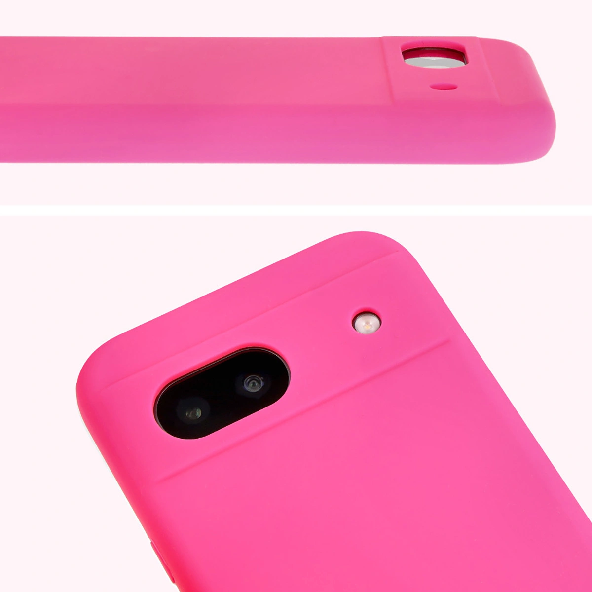 Bizon Soft Case Google Pixel 8a neon pink