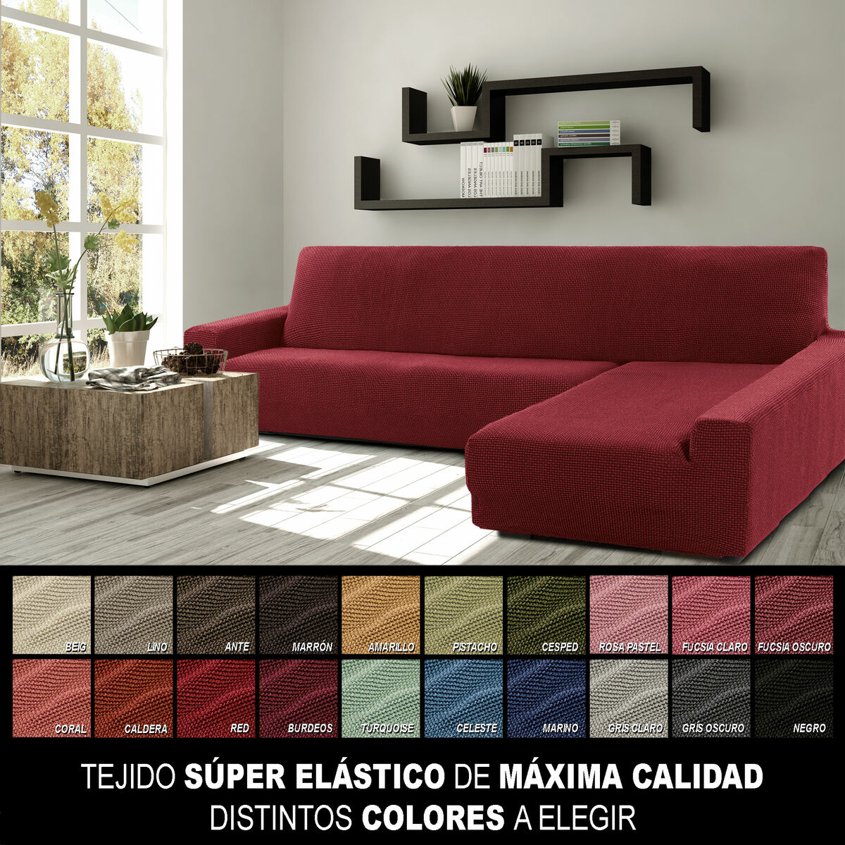 Cover for chaise longue with long right arm Sofaskins NIAGARA 210 - 340 cm Cover for chaise longue with long right arm Sofaskins NIAGARA 210 - 340 cm