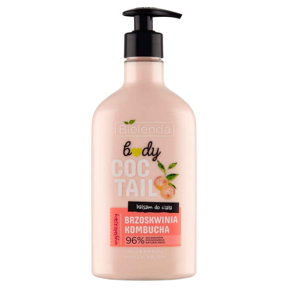 Bielenda Body Coctail Balsam do ciała wygładzający Brzoskwinia & Kombucha 400ml