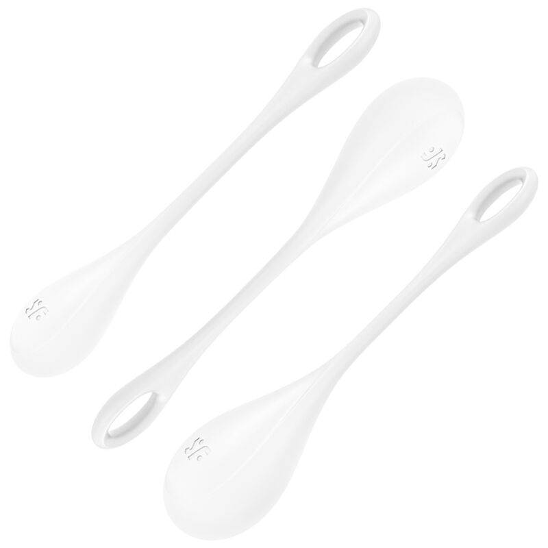 SATISFYER YONI POWER 1 TRAINING SET - WHITE