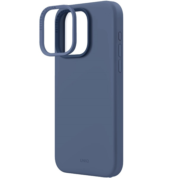 UNIQ Lino Hue Apple iPhone 15 Pro Max MagClick Charging navy blue