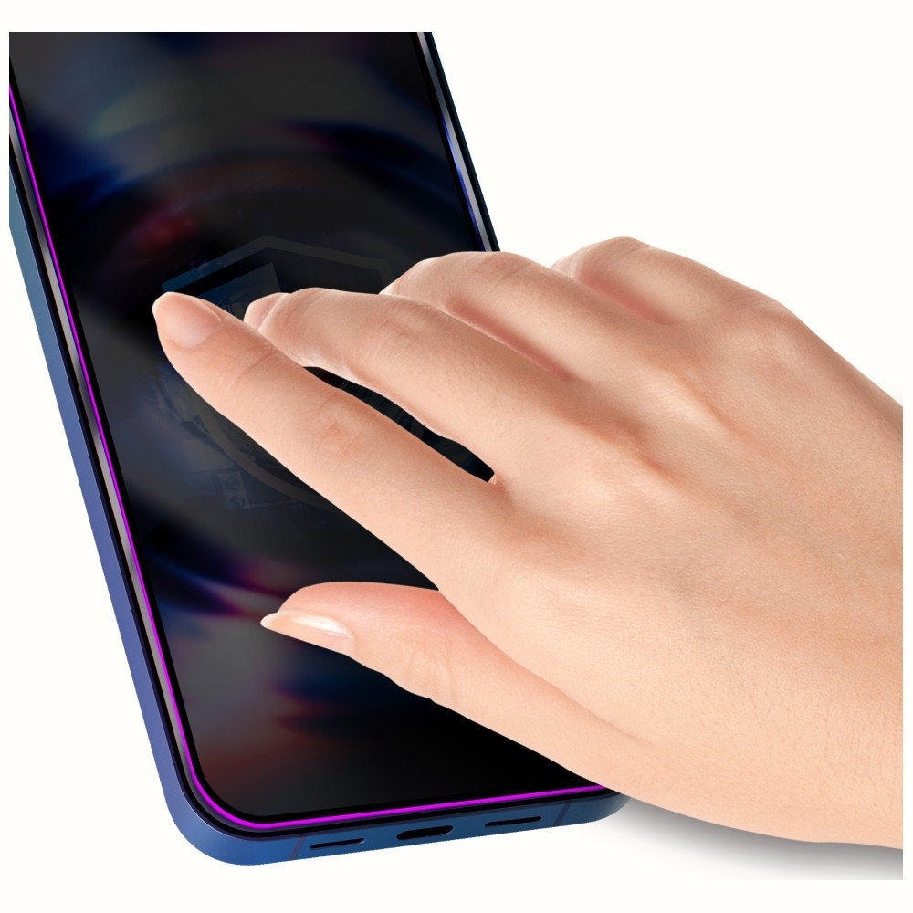 Szkło prywatyzujące 3MK HardGlass Max Privacy z aplikatorem do Apple iPhone 13 / 13 Pro / 14 / 16e / 17e czarny