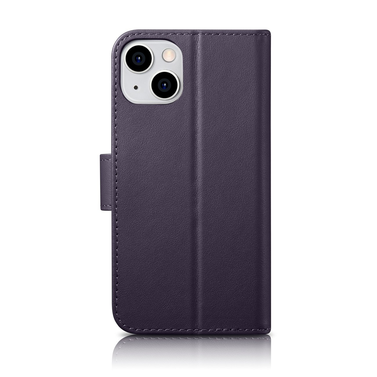 iCarer Wallet Anti-RFID 2in1 Apple iPhone 14 Plus dark purple