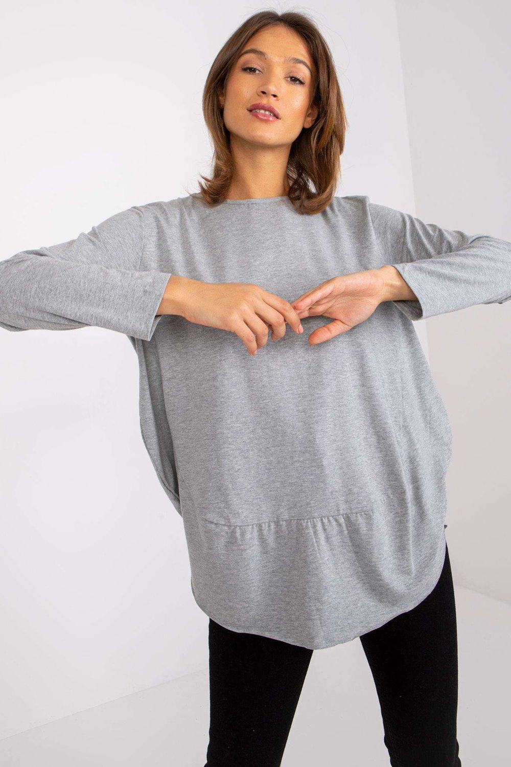  Blouse model 170404 Ex Moda  grey