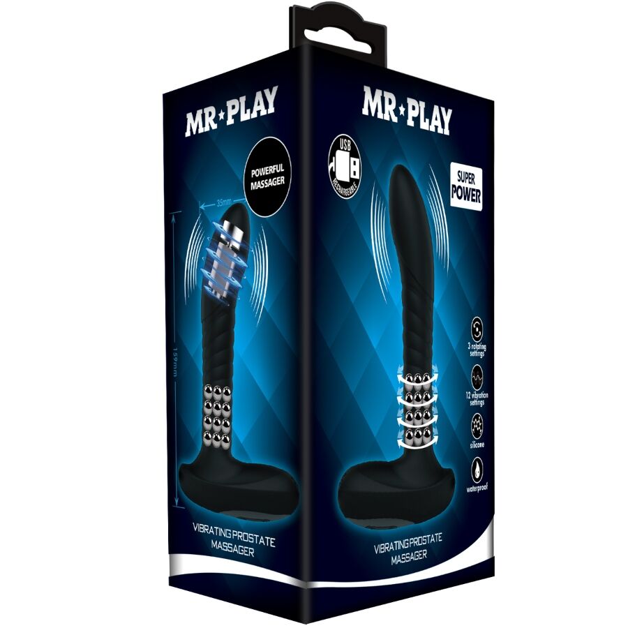 MR PLAY - PROSTATE MASSAGER WITH ROTATION AND VIBRATION