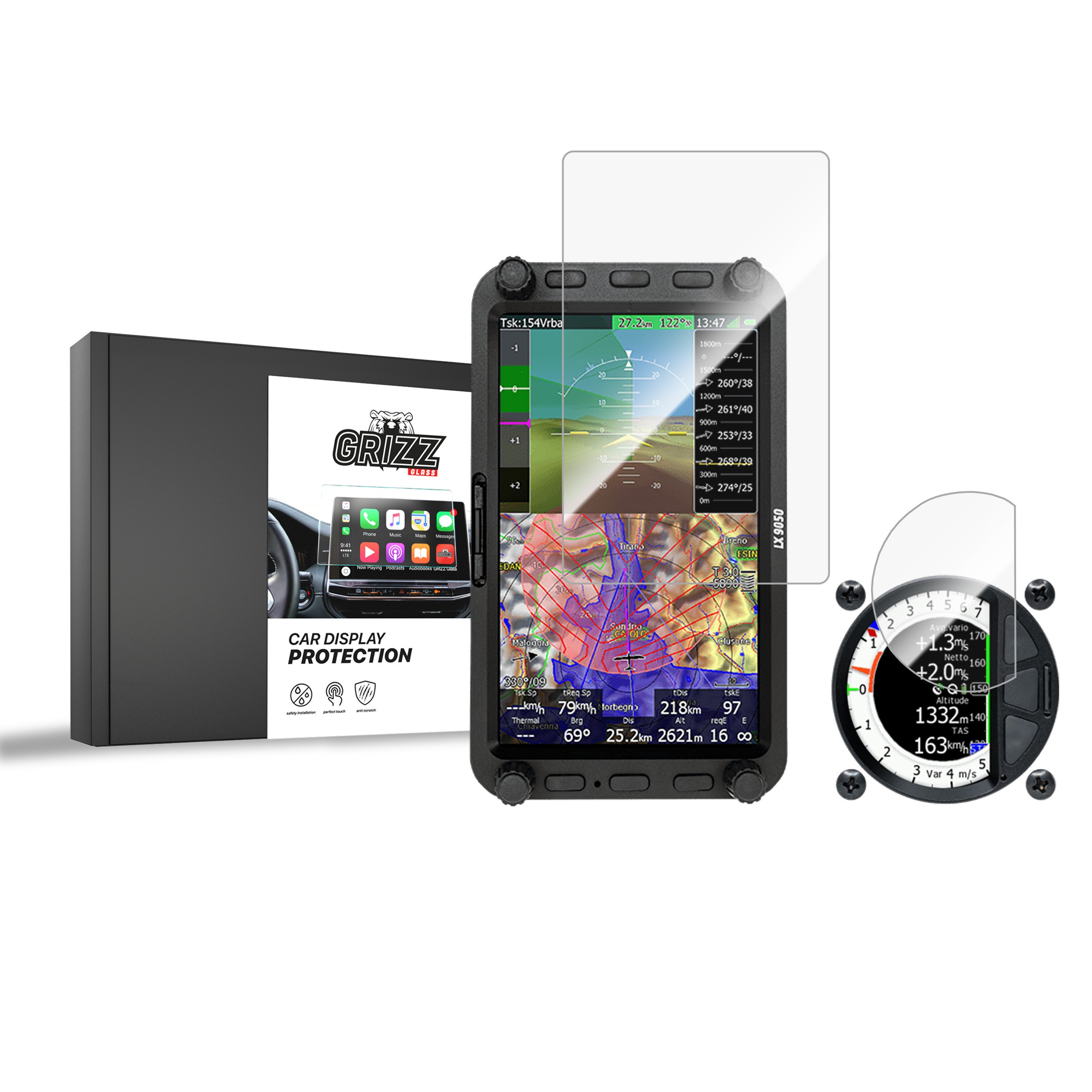 Ceramic GrizzGlass CarDisplay Protection LX9050 vario V8 [2in1]