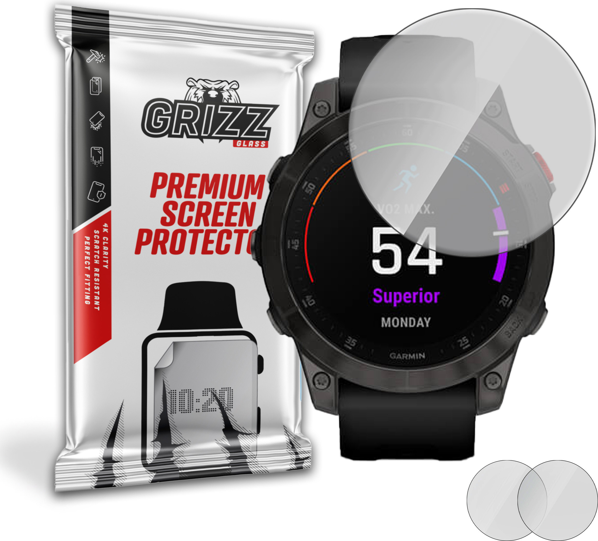 GrizzGlass PaperScreen Garmin Epix 2 gen