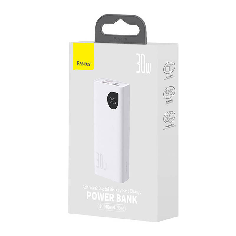 Baseus Adaman2 Powerbank 10000mAh 30W (white)