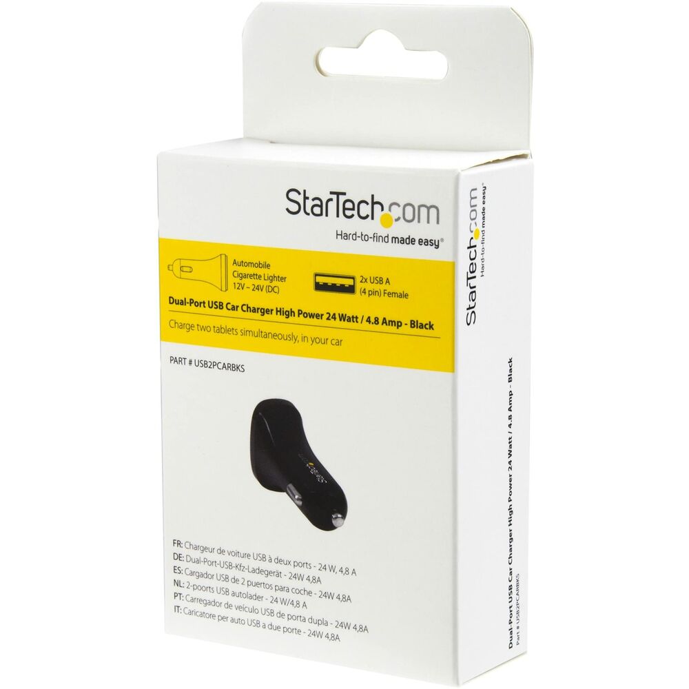 Ładowarka do Samochodu Startech USB2PCARBKS         