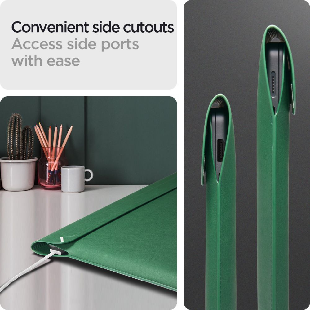 Spigen Valentinus Sleeve Laptop 15-16 Jeju Green