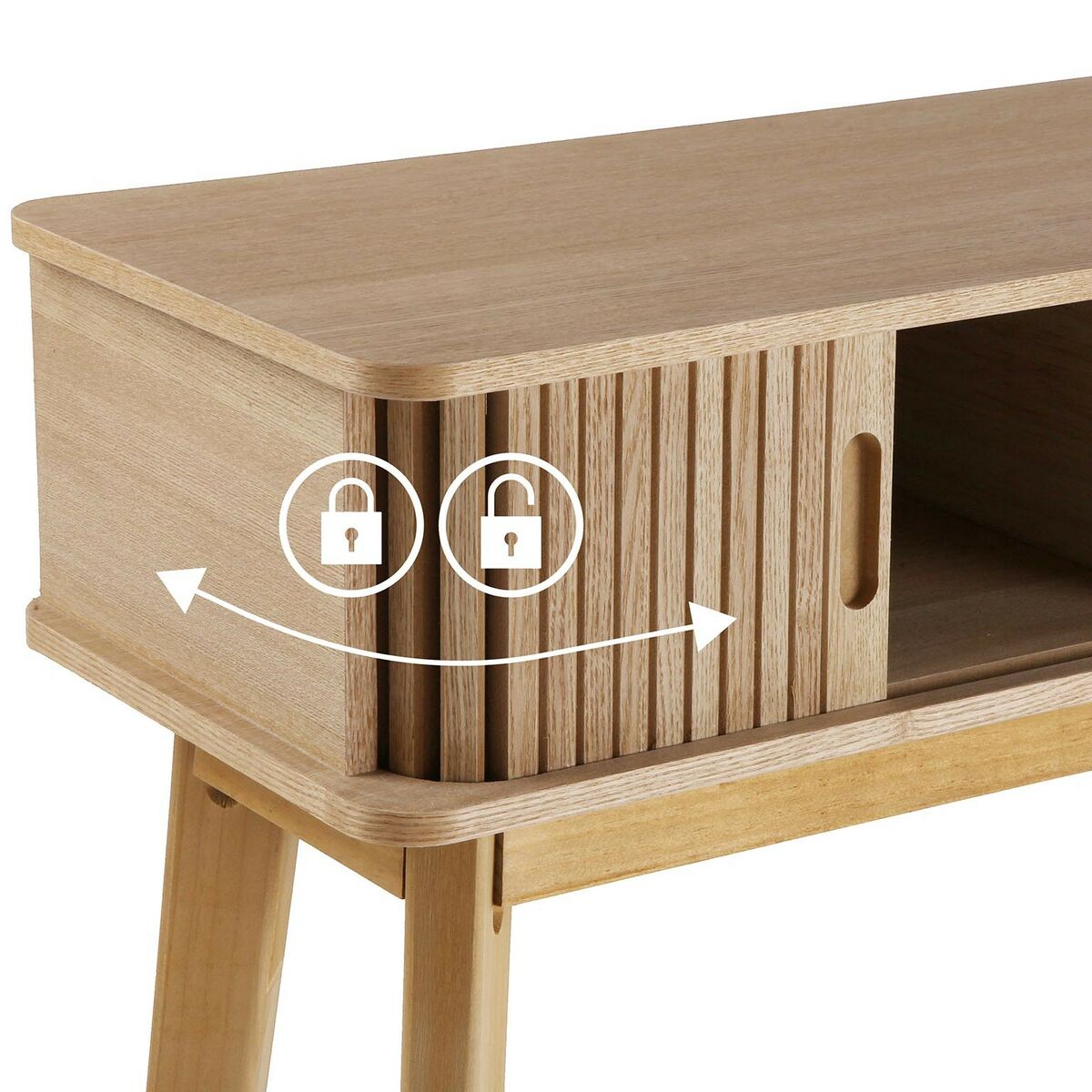 Nightstand Versa Eloy 30 x 54 x 40 cm
