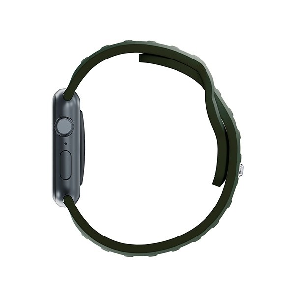 3MK Silicone Watch Strap Apple Watch 4/5/6/7/8/9/SE/Ultra 42/44/45/49mm dark green