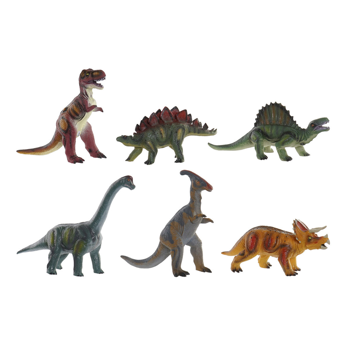 Dinosaur DKD Home Decor 36 x 12,5 x 27 cm 6 Pieces