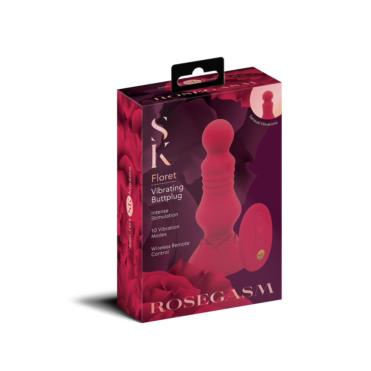 Anal Vibrator Secret Kisses Red