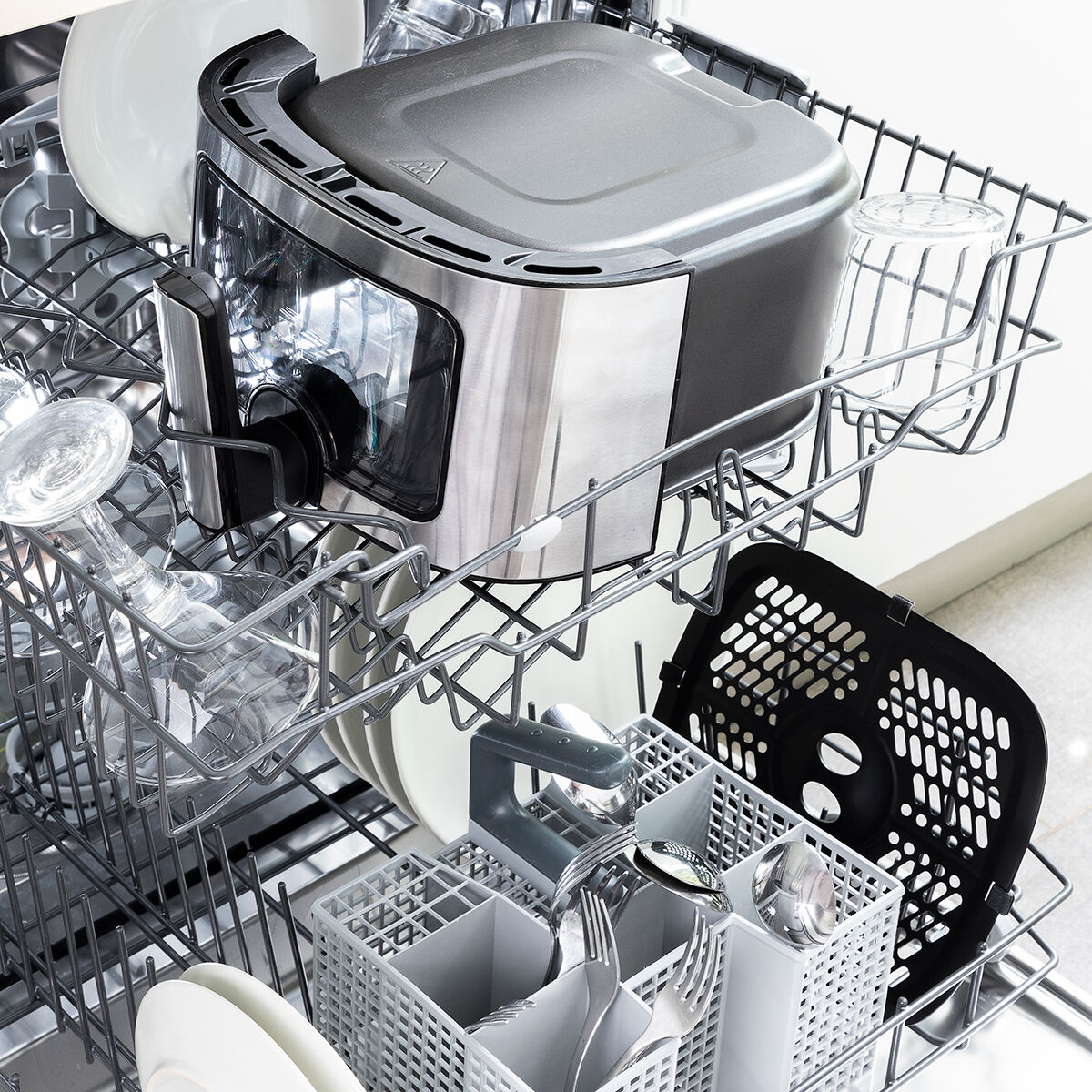 No-Oil Fryer InnovaGoods Fryinn View 6500 Black Stainless steel 1700 W 6,5 L No-Oil Fryer InnovaGoods Fryinn View 6500 Black Stainless steel 1700 W 6,5 L
