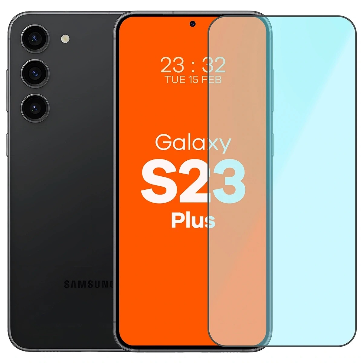 Szkło ochronne 2.5D Bizon Smart Glass do Samsung Galaxy S23+ Plus