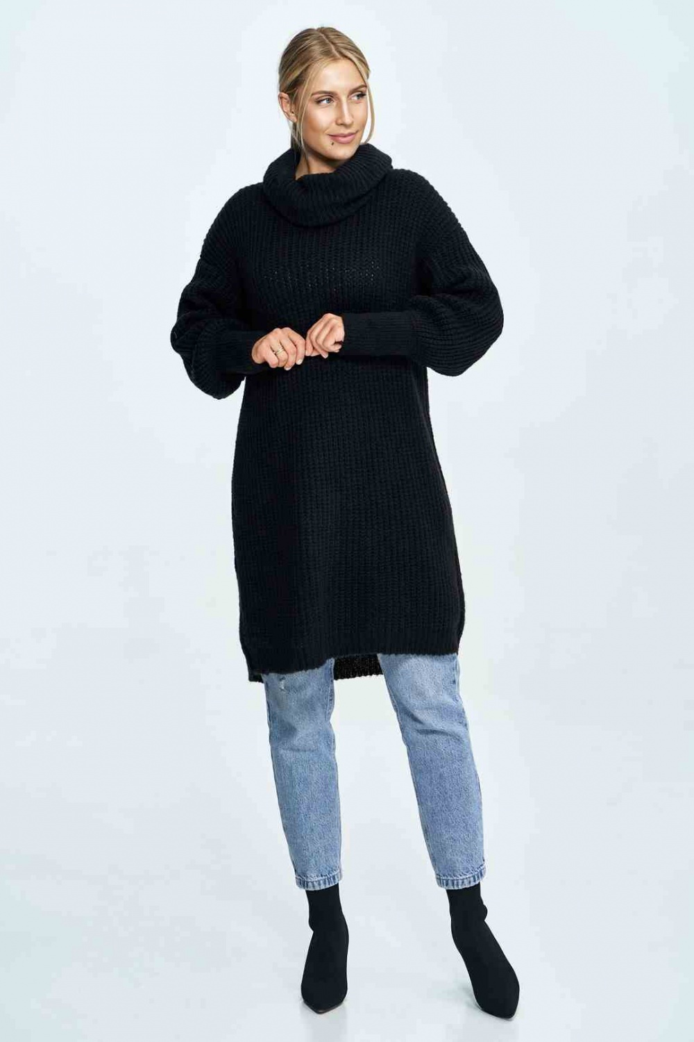 Langpullover model 172213 Figl schwarz Damen