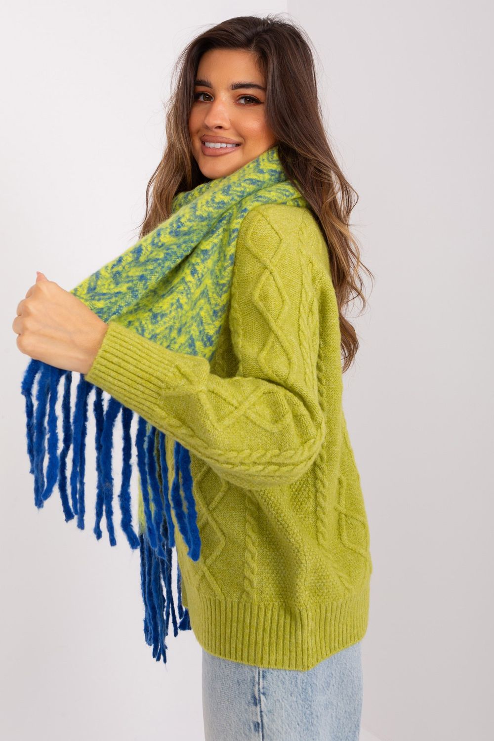  Shawl model 189234 AT  blue