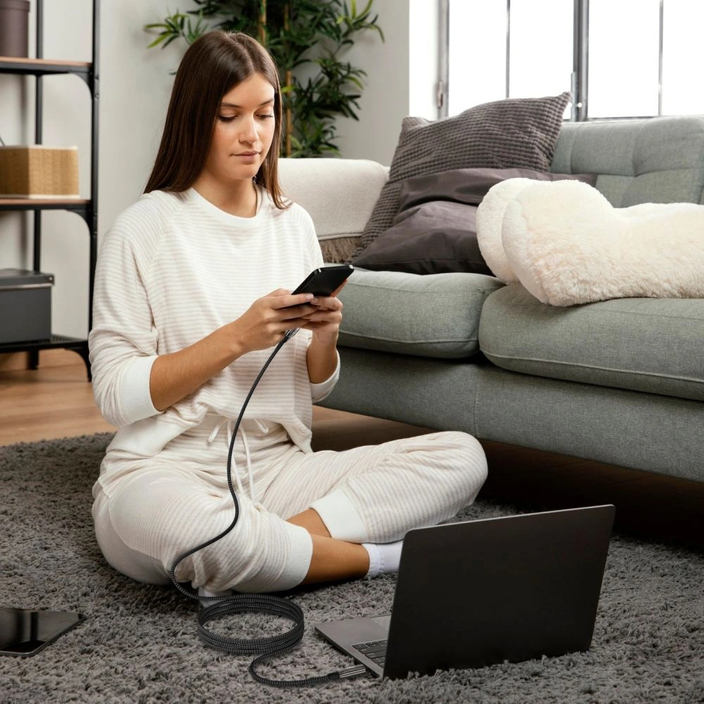 Tech-Protect UB10T Ultraboost USB-C / USB-C Cable PD240W/QC4.0 200cm Black