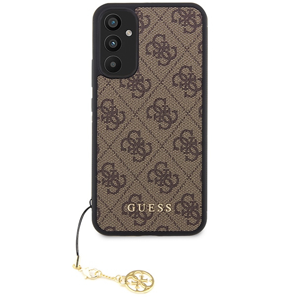 Guess GUHCSA34GF4GBR Samsung Galaxy A34 5G brown hardcase 4G Charms Collection