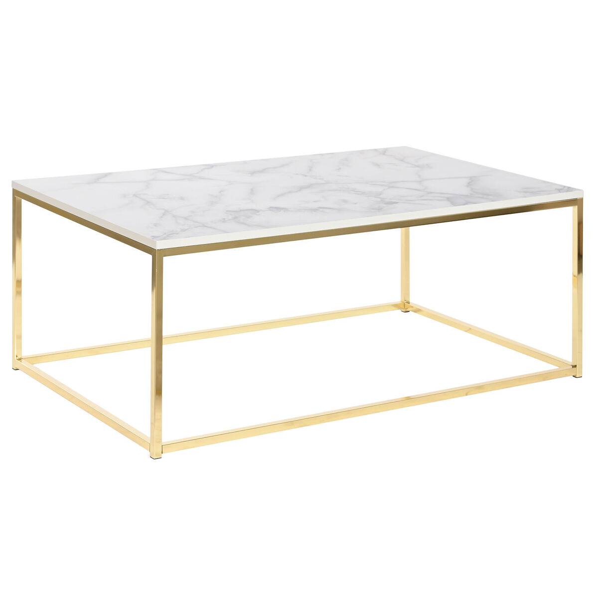 Centre Table DKD Home Decor Metal MDF Wood 100 x 60 x 40 cm