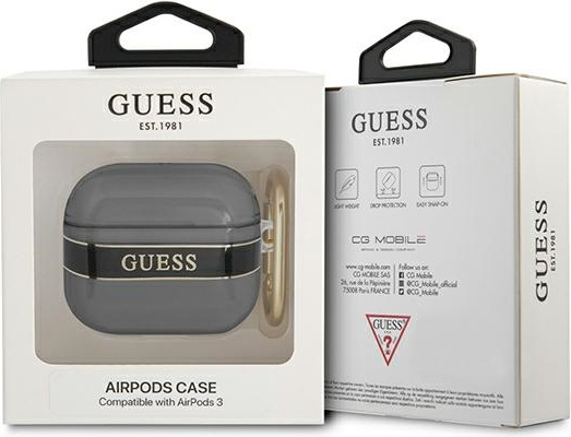 Guess GUA3HHTSK Apple AirPods 3 black Strap Collection
