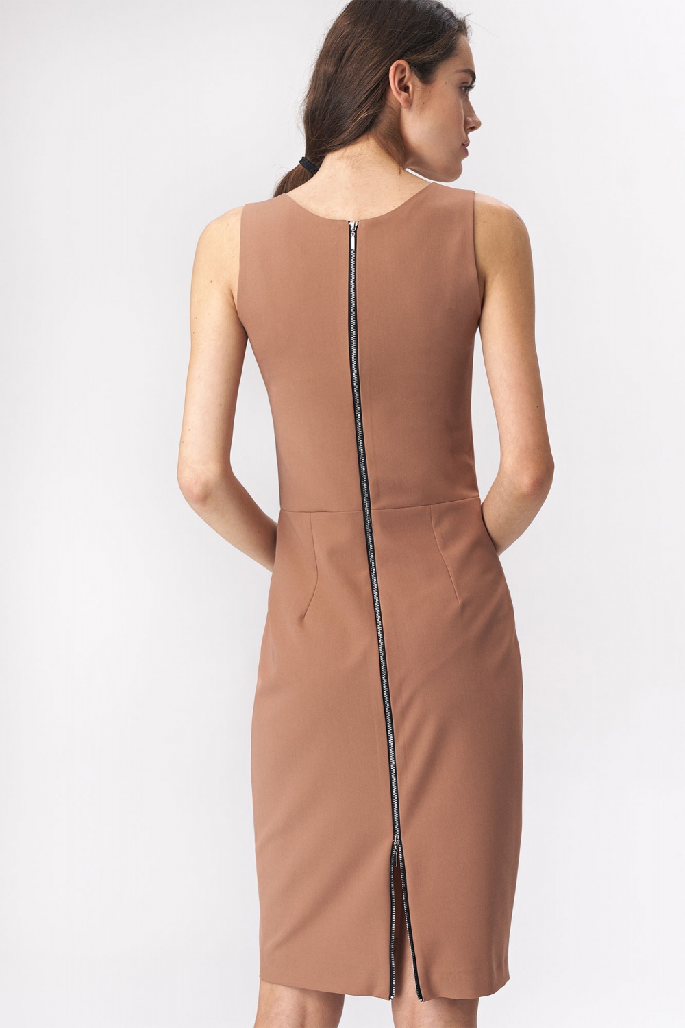 Evening dress model 143552 Nife  brown