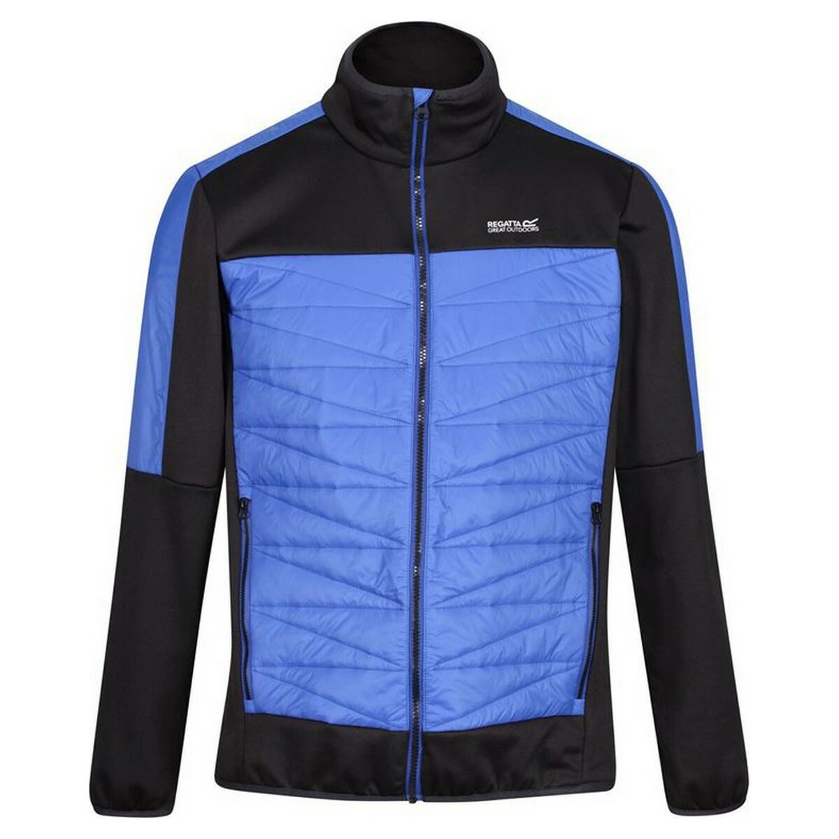 Men's Sports Jacket Regatta Clumber II Hybrid Insulated Black Blue