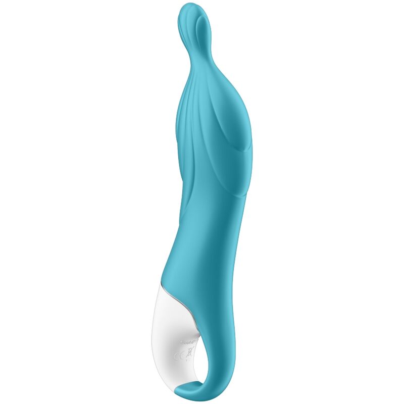 SATISFYER A-MAZING 2 A-SPOT VIBRATOR - TURQUOISE
