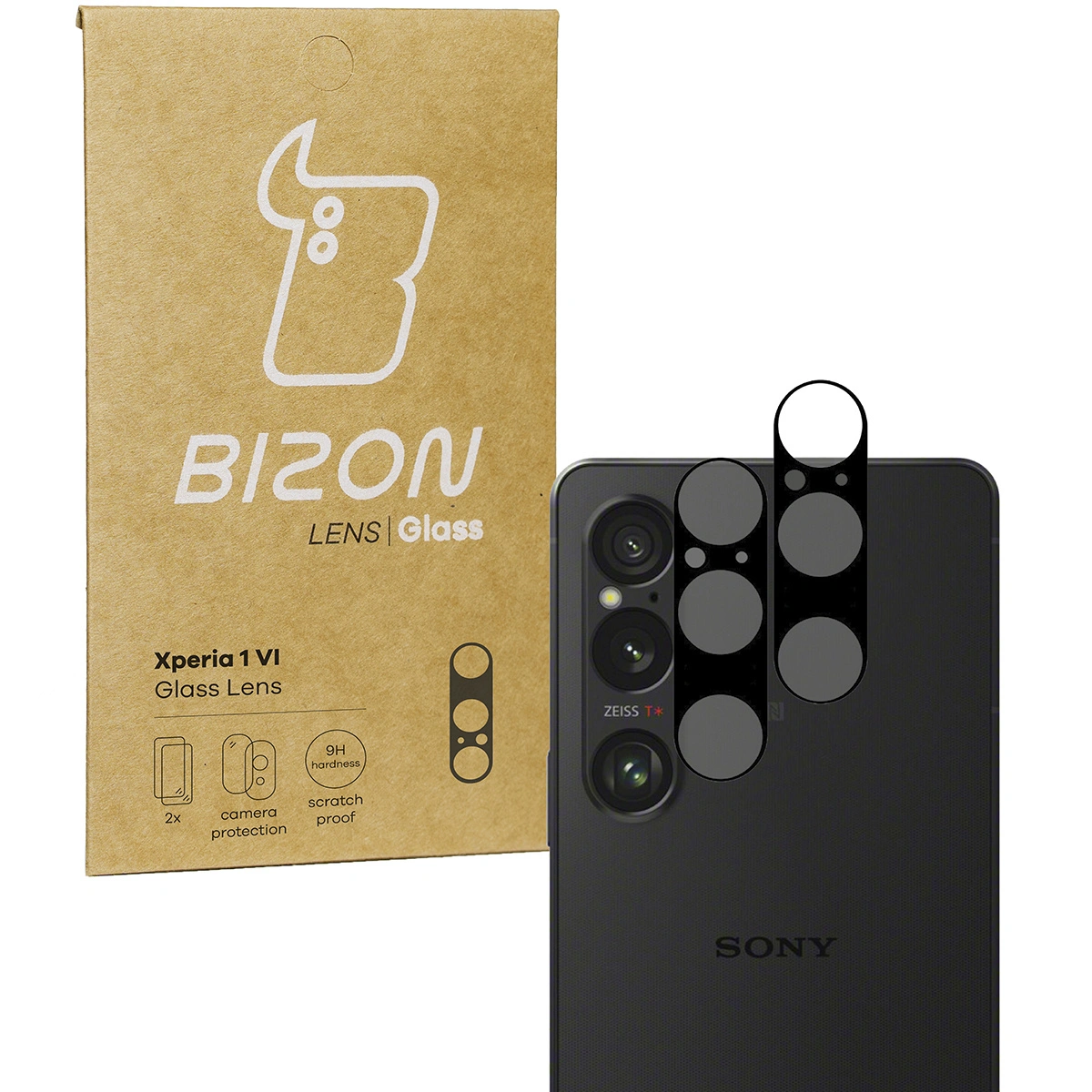 Bizon Glass Lens Sony Xperia 1 VI [2 PACK]