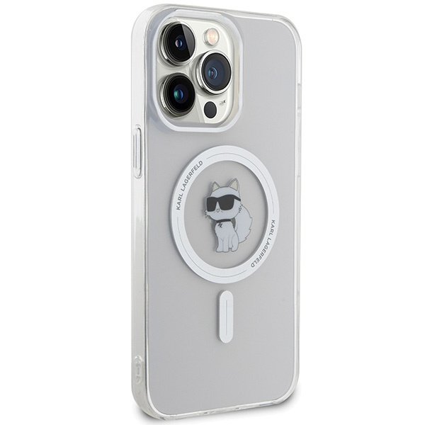 Karl Lagerfeld KLHMP15XHFCCNOT Apple iPhone 15 Pro Max hardcase IML Choupette MagSafe transparent