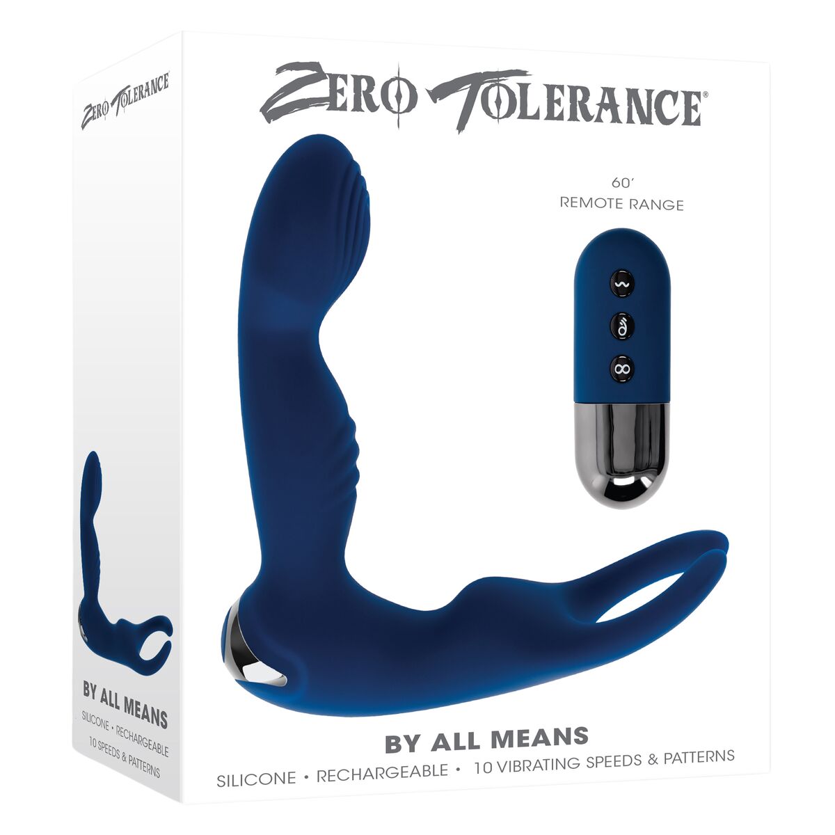 Anal Vibrator Evolved Zero Tolerance Blue Anal Vibrator Evolved Zero Tolerance Blue