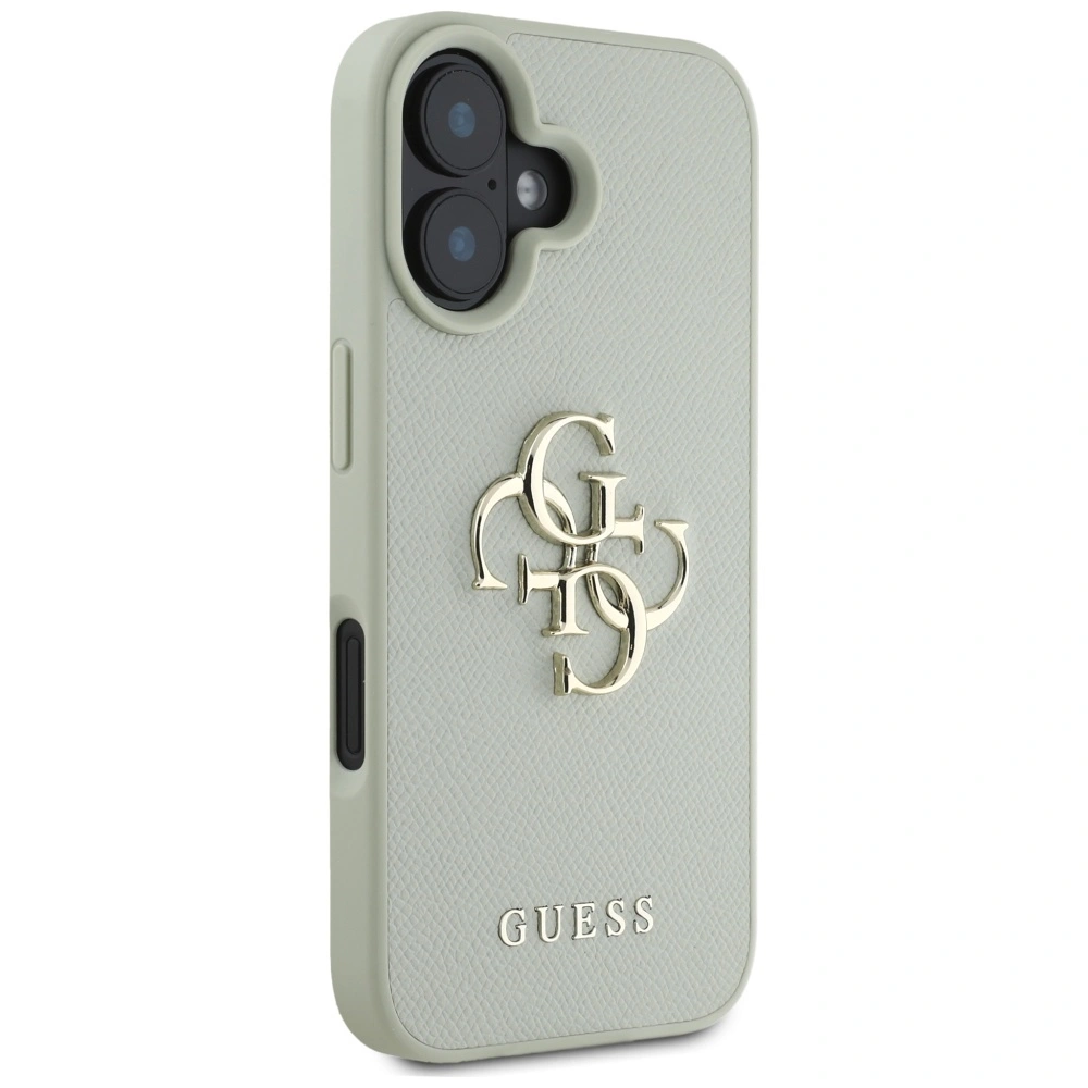 Guess Grained Big 4G Logo Small Classic Logo Apple iPhone 16 green