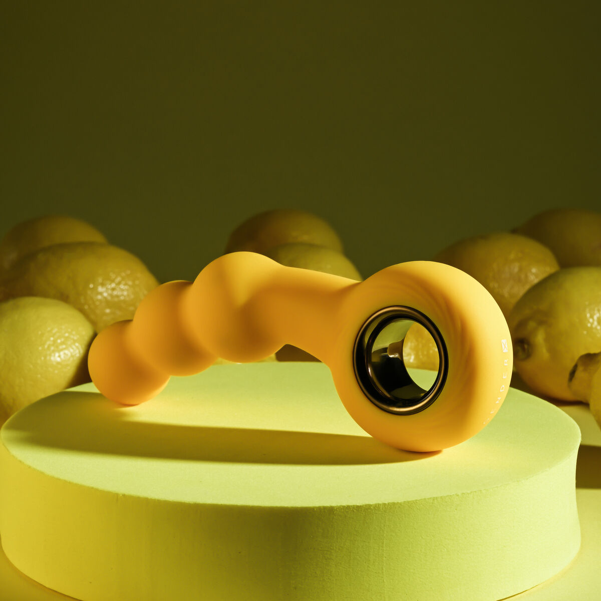 Vibrating Butt Plug Evolved Gender X Yellow Vibrating Butt Plug Evolved Gender X Yellow