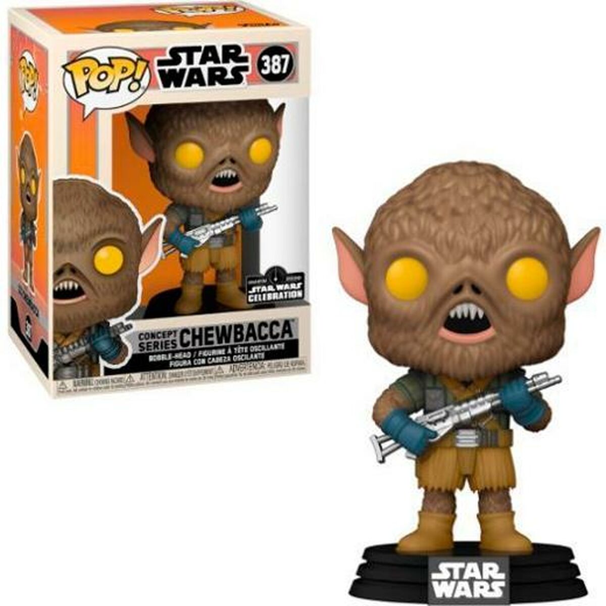 Action Figure Funko POP STAR WARS CONCEPT CHEWBACCA SERIES EXCLUSIVE Nº 387