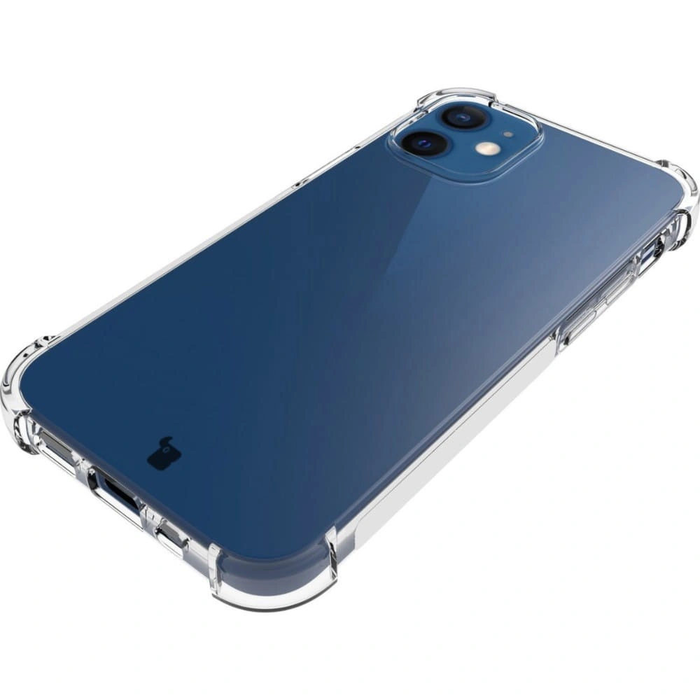 Bizon Case Clear Pack case + 2x screen glass + lens glass Apple iPhone 12 Mini clear