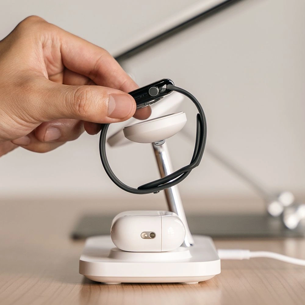 Ringke 3in1 Qi2 Magnetic Charger MagSafe Wireless Charger White