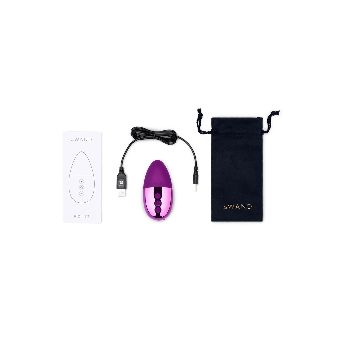 Vibrator Le Wand Point Cherry Purple Vibrator Le Wand Point Cherry Purple