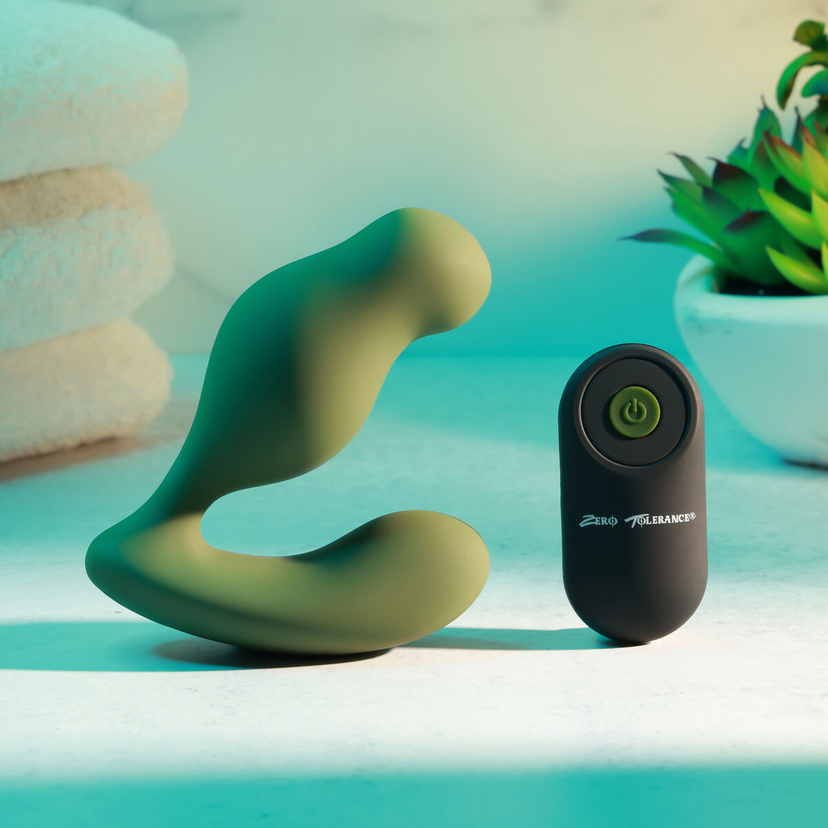 Anal Vibrator Zero Tolerance Green Anal Vibrator Zero Tolerance Green
