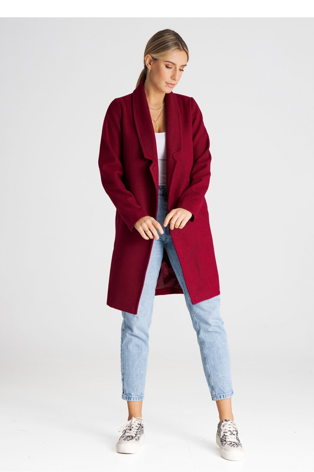  Coat model 194795 Figl  red