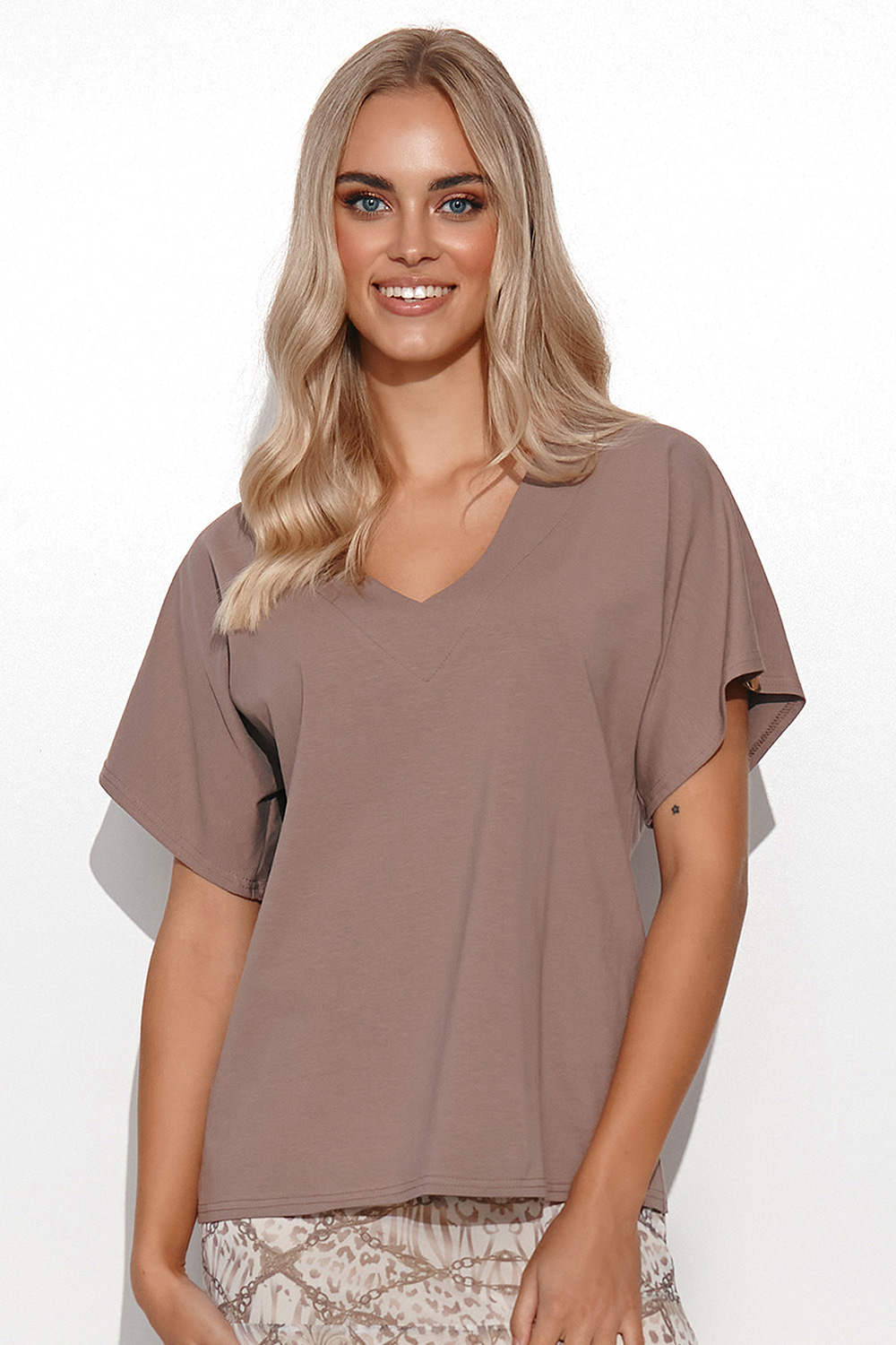 Blouse model 178565 Makadamia beige Ladies