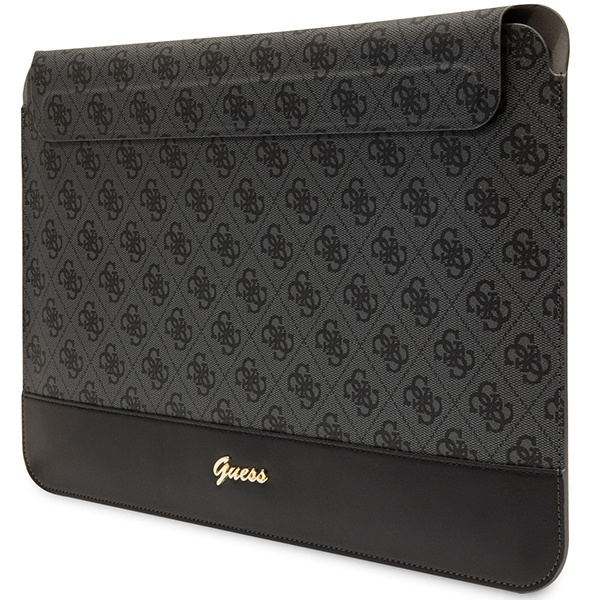 Guess Sleeve GUCS14PS4SGK 14 inch black 4G Stripe Metal Logo