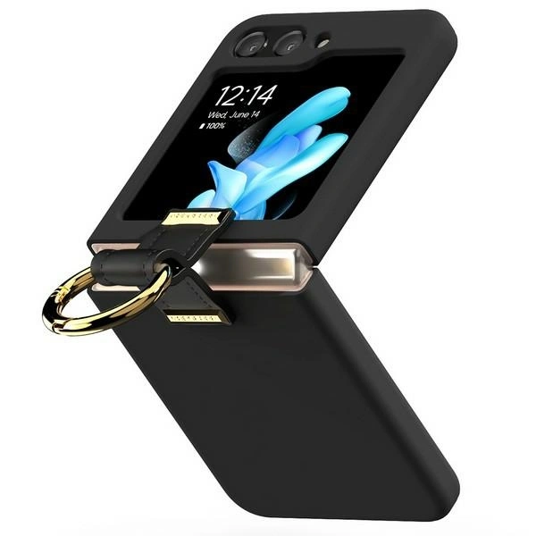 Etui Mercury Gold Ring do Samsung Galaxy Flip6 czarny